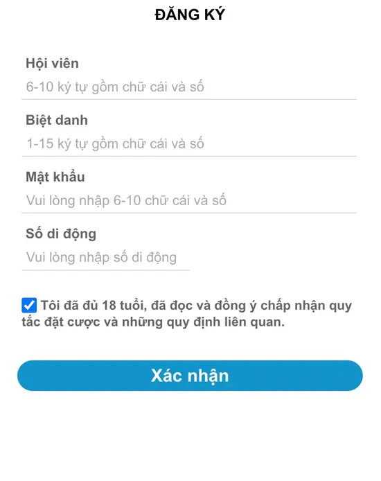 Cách Đăng Ký Tài Khoản